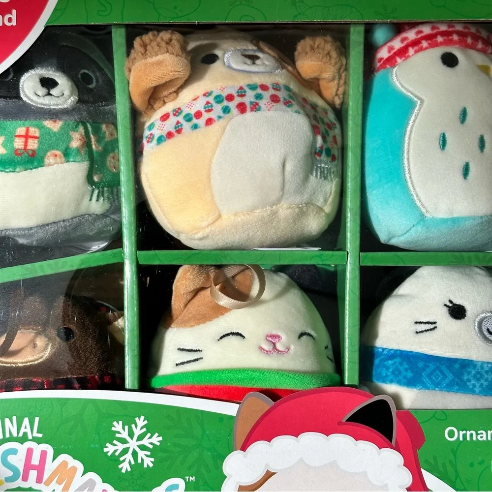 2023 Squishmallow Christmas Ornament Set